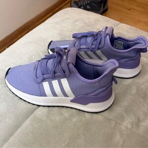adidas Purple and White Athletic Shoes